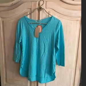 Cut loose cotton swing top
